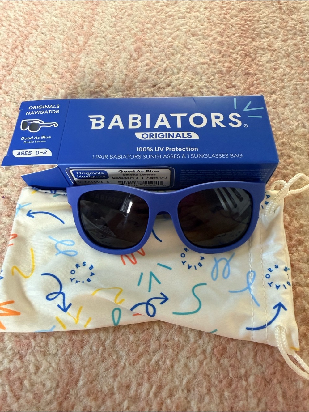 Babiators Originals Kids Sunglasses - Good As Blue (Blue)